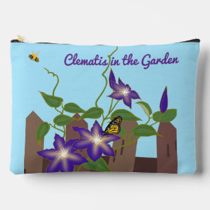 Clematis-Rebe im Garten Zubehörtasche
