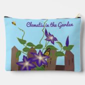 Clematis-Rebe im Garten Zubehörtasche (Rückseite)