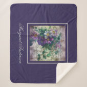 Clematis Vine Handwriting Ephemera Monogram Sherpadecke (Vorderseite)