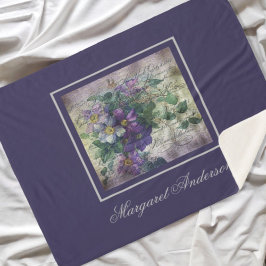 Clematis Vine Handwriting Ephemera Monogram Sherpadecke