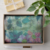 Clematis Vine Handwriting Plum Ephemera Decoupage Seidenpapier (Geschenk)