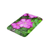 Clematis with Romans 5:3-5 Badematte (Schrägansicht)