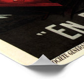 CLEMENT BAYARD AUTOMOBILES Zeppelin Vintage Car Poster (Ecke)