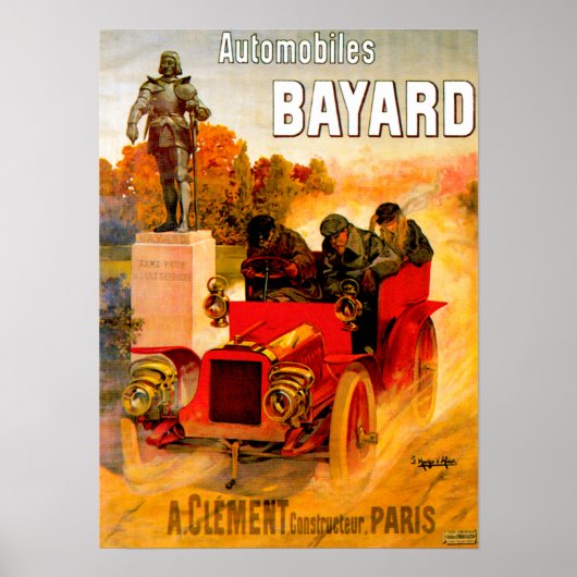 Clément-Bayard ~ Vintage Kfz-Werbung Poster (Vorne)