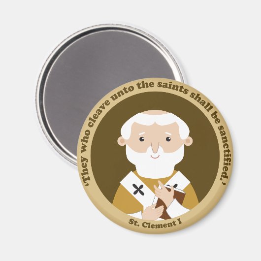 Clement I Magnet (Vorderseite/Rückseite)
