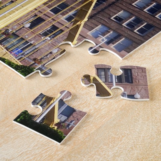 Clemente Bridge Pittsburgh Skyscrapers Summer Day Puzzle (Seite)