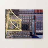 Clemente Bridge Pittsburgh Skyscrapers Summer Day Puzzle (Horizontal)