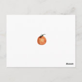 Clementine Baby Dusche Postkarte (Rückseite)