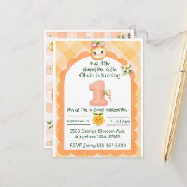 Clementine Cutie erste Geburtstagskarte Postkarte