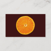 Clementine - Dark Brown Visitenkarte (Rückseite)