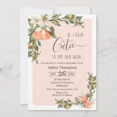 Clementine Little Süsse Kinderdusche Einladung (Vorderseite)