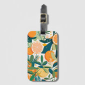 Clementine mandarine gepäckanhänger (Vorderseite Vertikal)