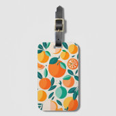 Clementine mandarine gepäckanhänger (Vorderseite Vertikal)