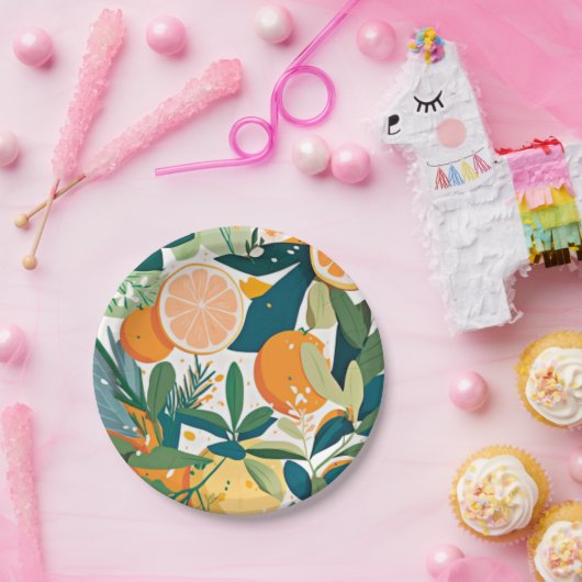 Clementine mandarine pappteller (Party)