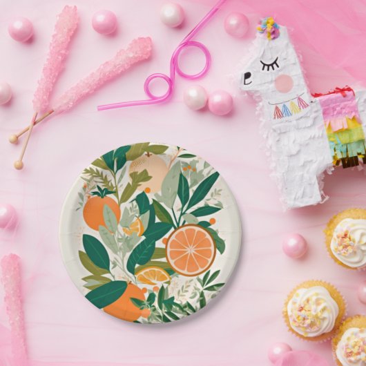 Clementine mandarine pappteller (Party)