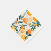Clementine mandarine serviette (Ecke)