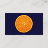 Clementine - Navy Blue Visitenkarte (Rückseite)