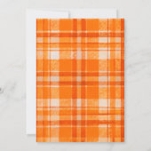 Clementine Orange Fruit Baby Dusche Einladung (Rückseite)