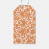 Clementine Orange Fruit Baby Dusche Geschenkanhänger (Rückseite)