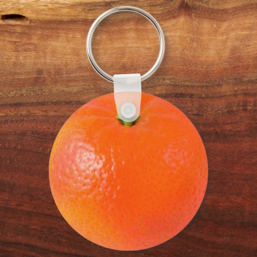 Clementine Orange Keychain Schlüsselanhänger (Vorderseite)