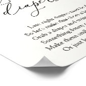 Clementine Orangen und Grünpflanzen Spätabenteuer Poster (Ecke)