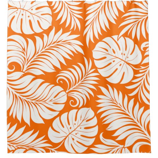 Clementine Palms Duschvorhang (Vorderseite)