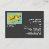 Clementine Segments Visitenkarte (Rückseite)