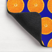 Clementinen auf blau mousepad (Ecke)