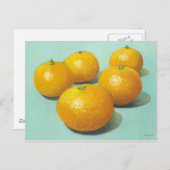 Clementinen Stillleben - II Postkarte (Vorne/Hinten)