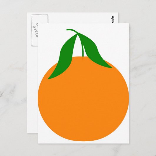 Clementinendesign Postkarte (Vorne/Hinten)