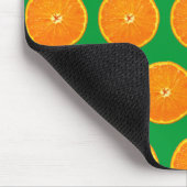 Clementines zu Grün Mousepad (Ecke)