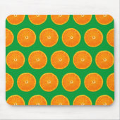 Clementines zu Grün Mousepad (Vorne)