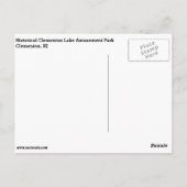 Clementon, NJ Postkarte (Rückseite)