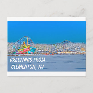 Clementon, NJ Postkarte