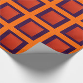 Clemson Color Wrapping Paper Design 2 Geschenkpapier (Ecke)