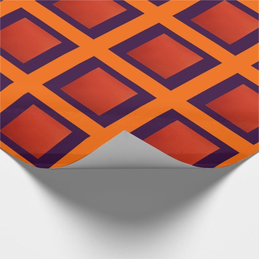 Clemson Color Wrapping Paper Design 2 Geschenkpapier (Ecke)