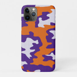 Clemson-Inspired Orange & Purple Tiger Camo Case-Mate iPhone Hülle