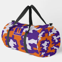 Clemson-Inspired Orange & Purple Tiger Camo
