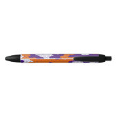 Clemson-Inspired Orange & Purple Tiger Camo Kugelschreiber (Rückseite)