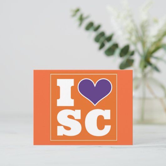 Clemson (SC) Einladung von Tailgate Postkarte (Stehend Vorderseite)