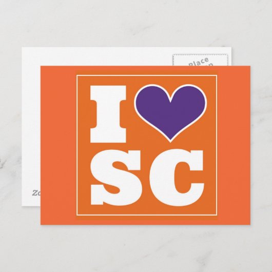 Clemson (SC) Einladung von Tailgate Postkarte (Vorne/Hinten)