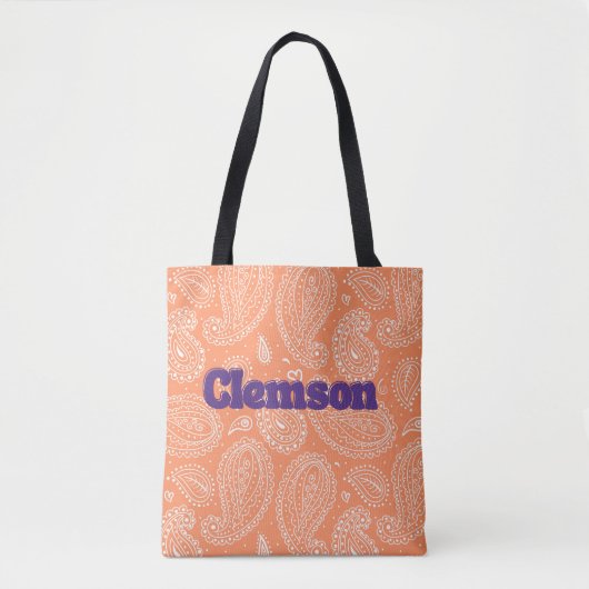 Clemson Tigers-Taschentuch Tasche (Vorderseite)