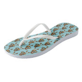 Cleo Badeschlappen Badesandalen (Schrägansicht)