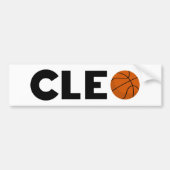 Cleo Basketball Autoaufkleber (Vorne)