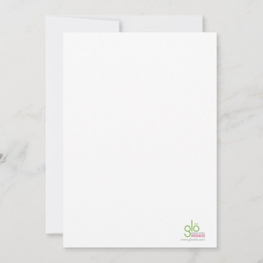 Cleo Bow (Seemann) 12x18 Einladung (Rückseite)