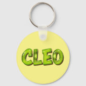 Cleo Name Kiwi Design Schlüsselger Schlüsselanhänger (Vorderseite)