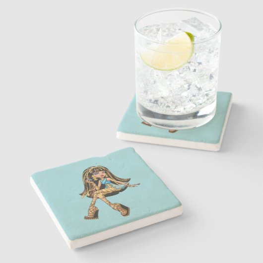 Cleo Stone Coaster Steinuntersetzer (Seitenansicht)