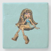 Cleo Stone Coaster Steinuntersetzer (Vorderseite)