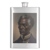 Cleon Porträt Gemälde Flachmann (Vorderseite)