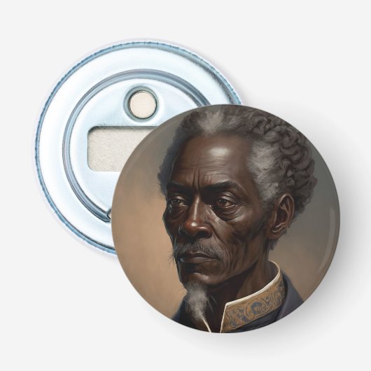 Cleon Porträt Gemälde Flaschenöffner (Vorderseite)